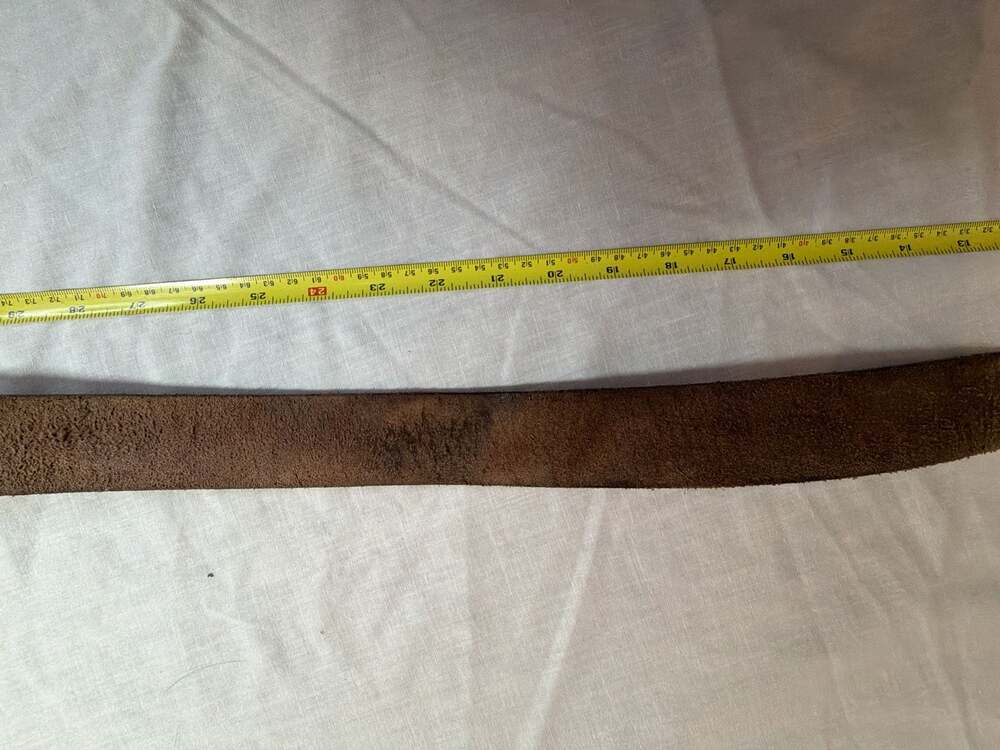 Vintage Hermès Etriviere Buckle Brown Leather Belt - Picture 5 of 12